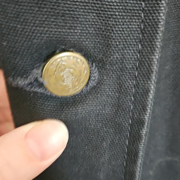 Cotton Vintage Duster/Trench, Banff Style, Yellowstone, Ranchwear, Sz. S - Picture 10 of 11